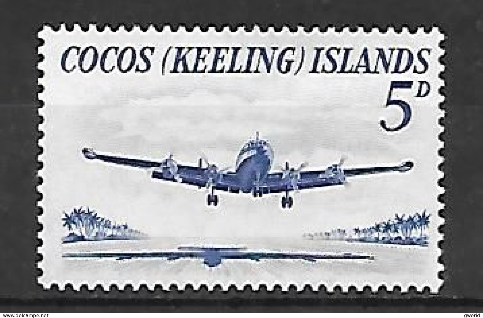 Cocos N°  2  YVERT NEUF * - Cocos (Keeling) Islands