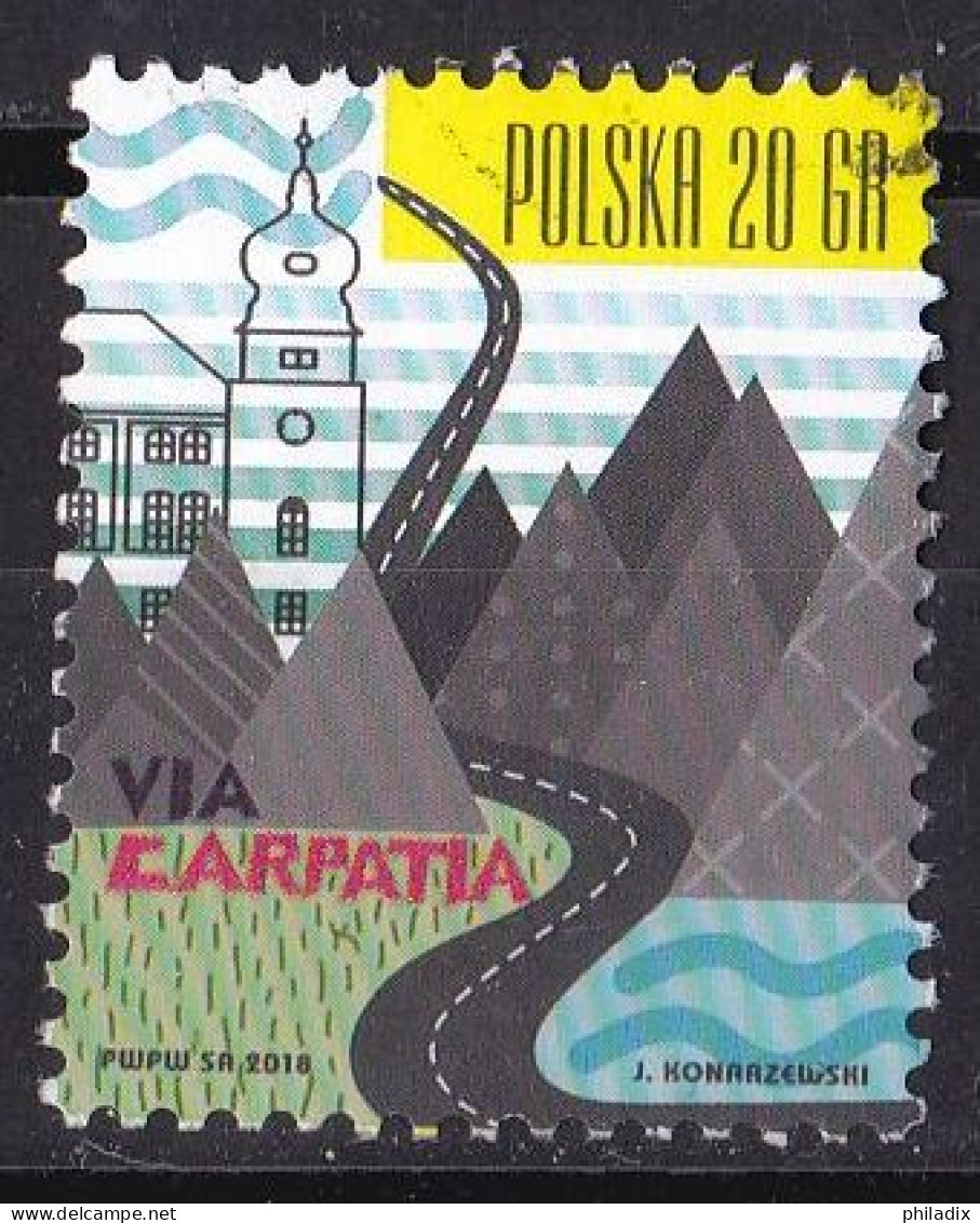Polen Marke Von 2018 O/used (A3-32) - Used Stamps