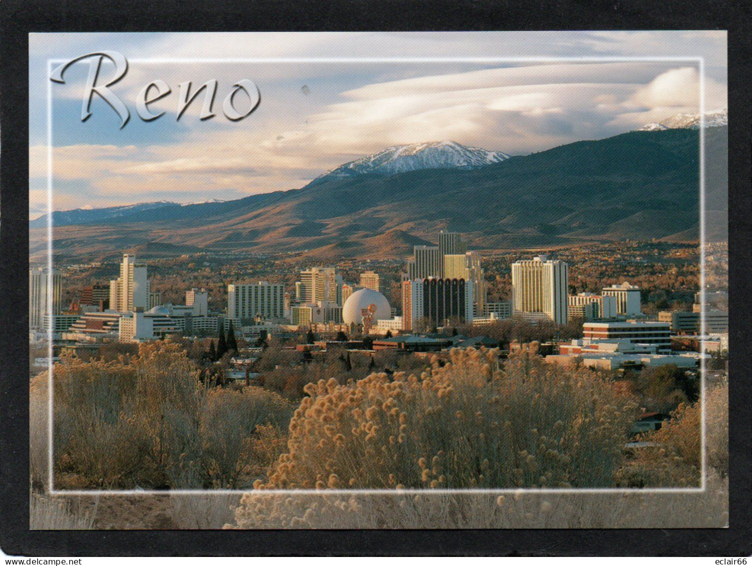 Reno_Nevada Fliegeraufnahme  CPM  1980  IMPECCABLE - Reno