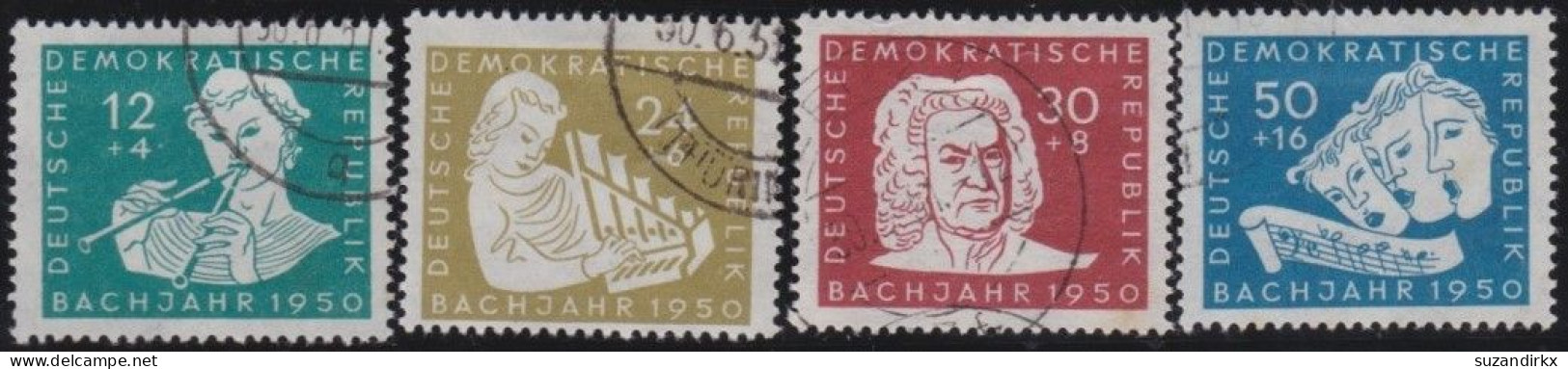 DDR     -     Michel   -   256/259      -  O        -  Gestempelt - Gebraucht