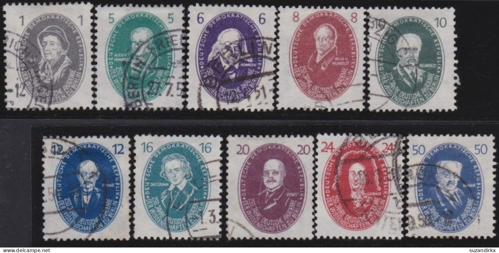 DDR     -     Michel   -   261/270      -  O        -  Gestempelt - Used Stamps