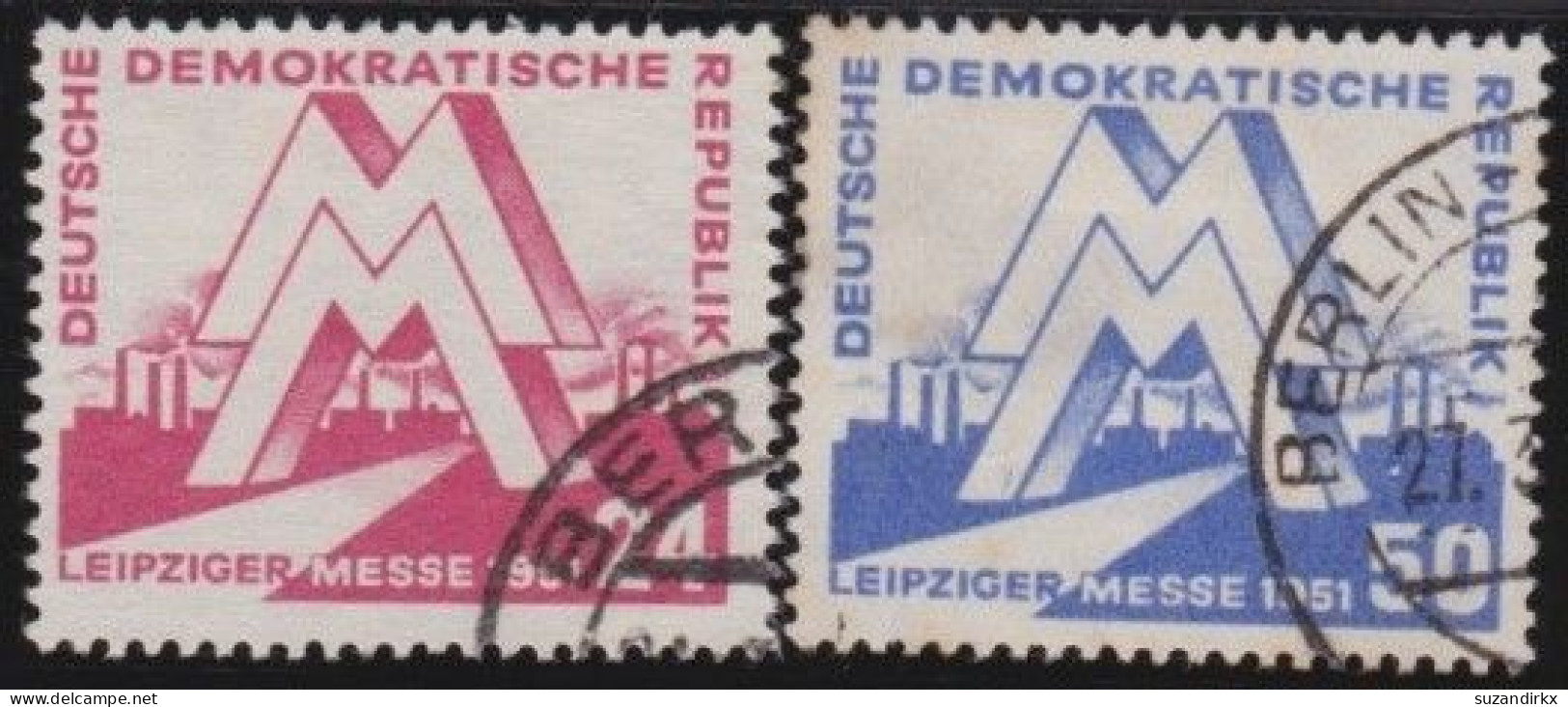 DDR     -     Michel   -   282/283     -  O        -  Gestempelt - Oblitérés