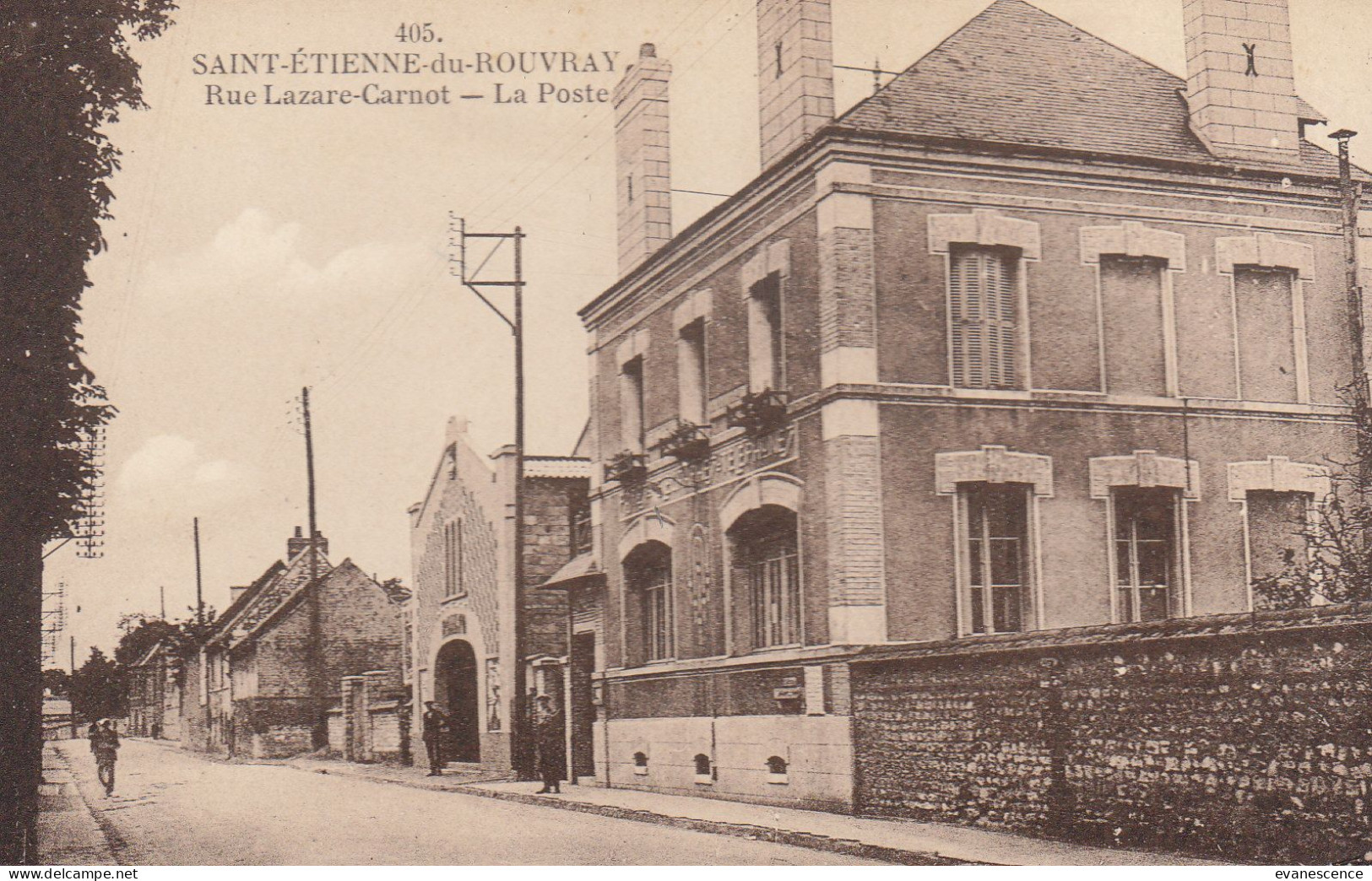 76 : St Etienne De Rouvray : Rue Lazare Carnot ; La Poste   ///  Ref.  Sept.  23  // N° 27.468 - Saint Etienne Du Rouvray