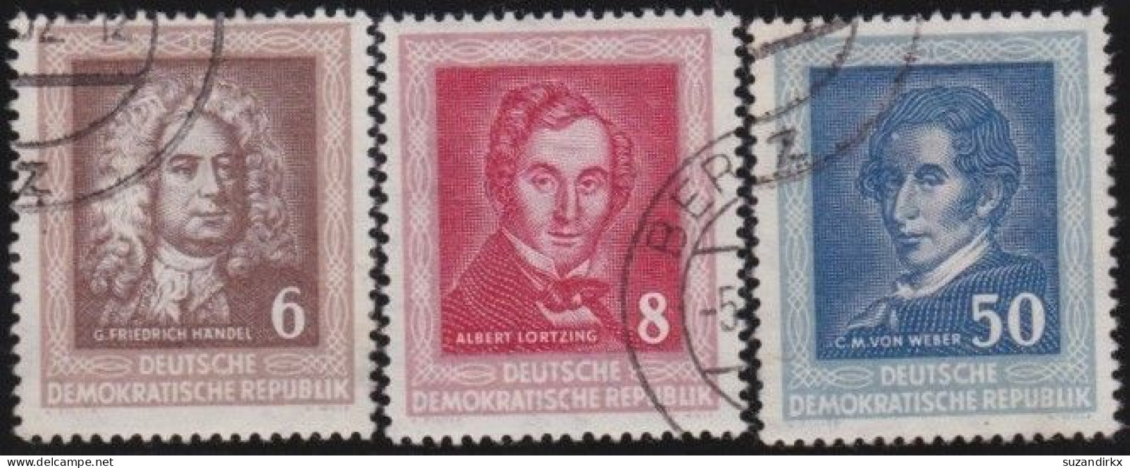 DDR     -     Michel   -   308/310      -  O        -  Gestempelt - Used Stamps