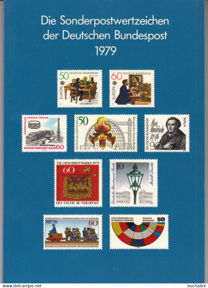 Bund Jahrbuch 1979 Die Sonderpostwertzeichen Postfrisch/MNH - Komplett - Colecciones Anuales