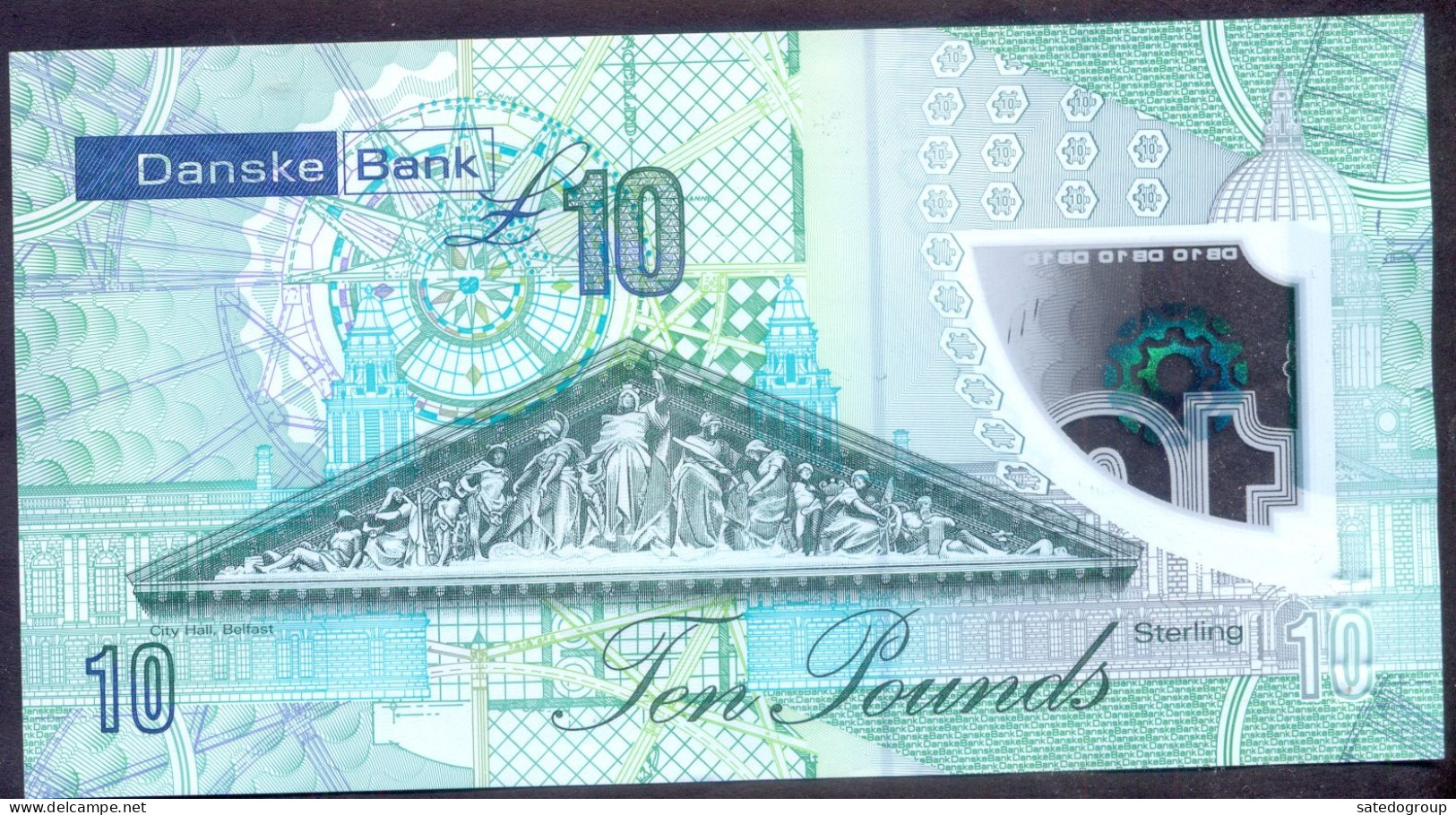 Northern Ireland 10 Pounds 2017 XF P- W214 < Danske Bank > - 10 Pounds