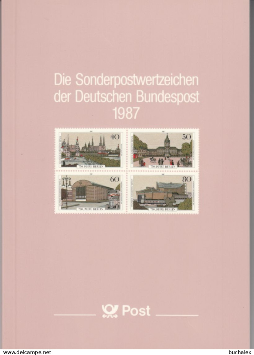 Bund Jahrbuch 1987 Die Sonderpostwertzeichen Postfrisch/MNH - Komplett - Collections Annuelles