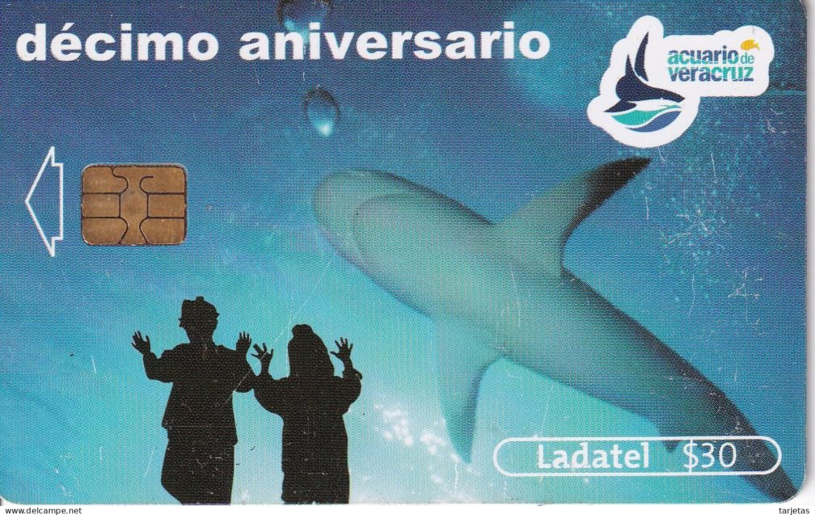 TARJETA DE MEXICO DE UN TIBURON (SHARK) - Fish