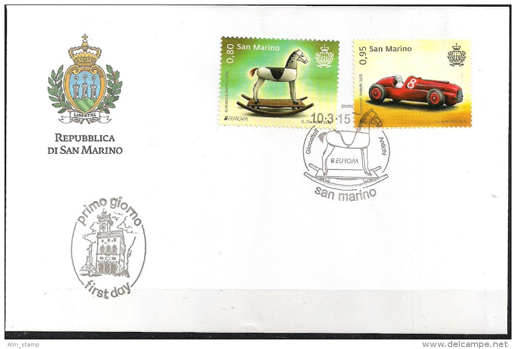 2015 San Marino Mi. 2619-20  FDC  Europa - 2015