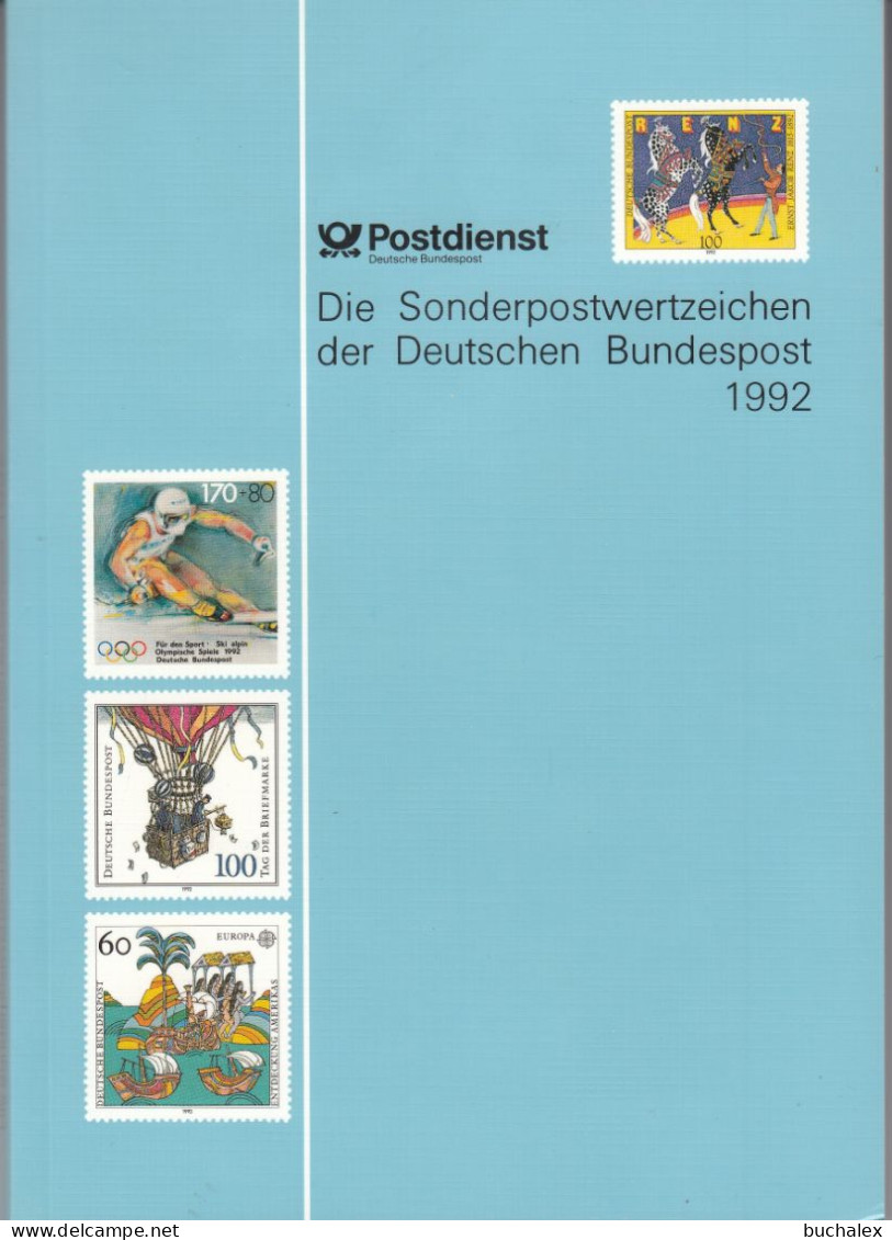 Bund Jahrbuch 1992 Die Sonderpostwertzeichen Postfrisch/MNH - Komplett - Collections Annuelles