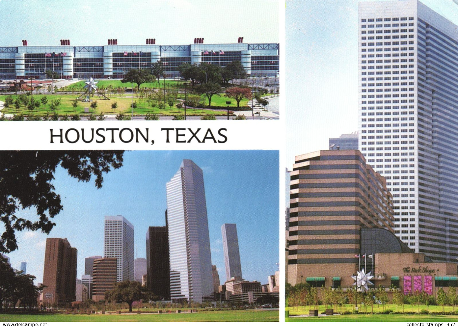 UNITED STATES, TEXAS, HOUSTON, SKYLINE, BUILDINGS, PANORAMA, GEORGE R. BROWN CONVENTION CENTER - Houston