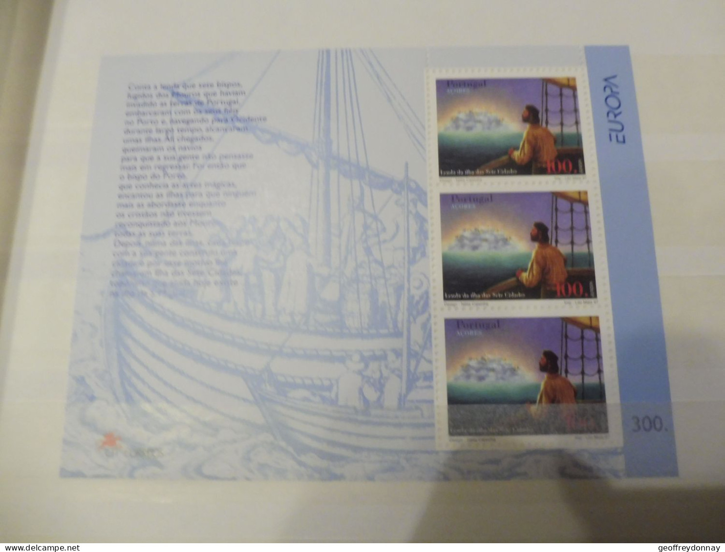 Europa Bl Bloc Blok 17 Mnh Neuf ** Année 1997 Acores - 1997