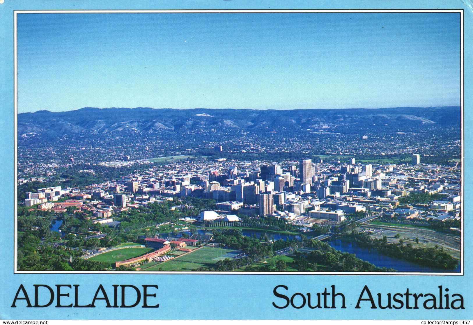 AUSTRALIA, ADELAIDE, PANORAMA, BUILDINGS, RIVER TORRENS AND ADELAIDE OVAL - Adelaide