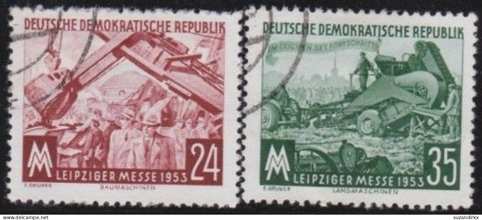 DDR     -     Michel   -   380/381      -  O        -  Gestempelt - Usati