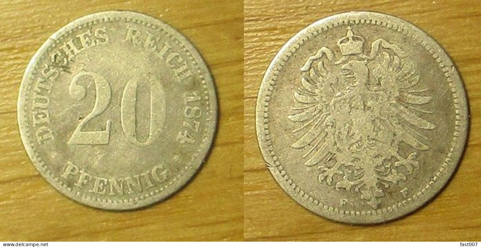 20 Pfennig 1874 F - 20 Pfennig