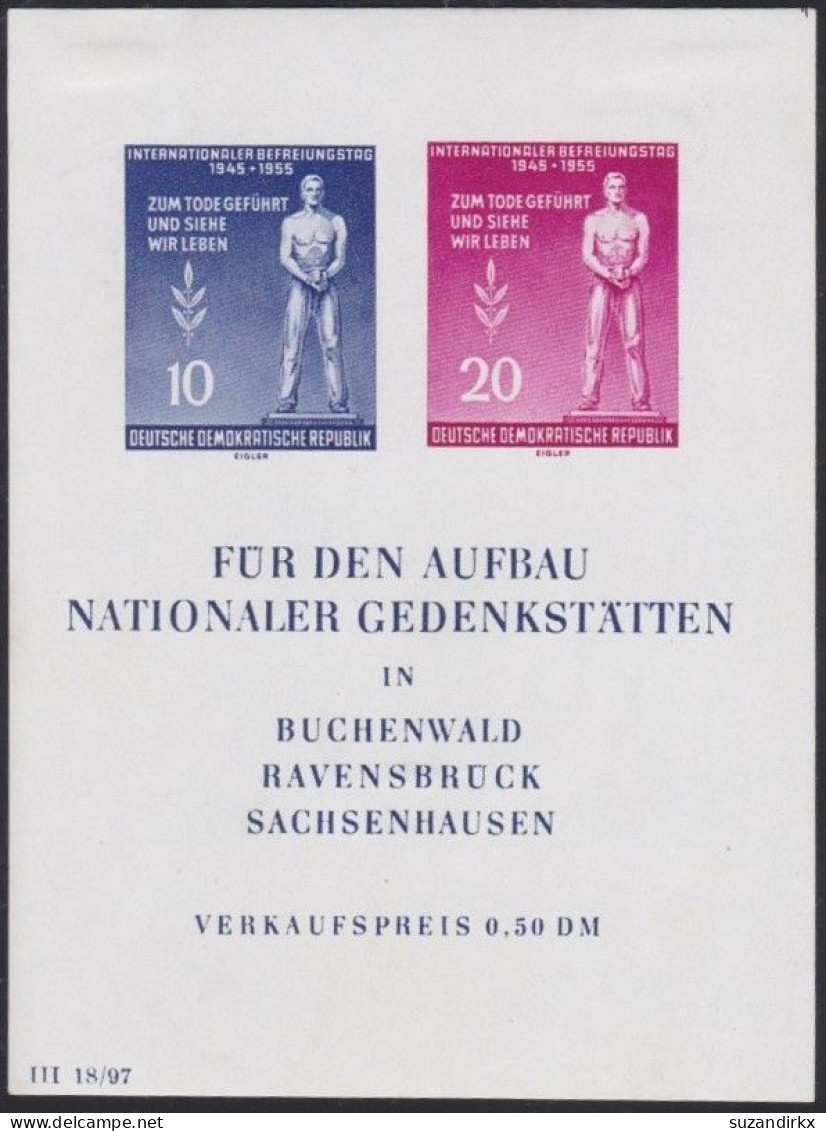 DDR     -     Michel   -   Block  11       -     *      -   Ungebraucht Mit Gummi - 1950-1970