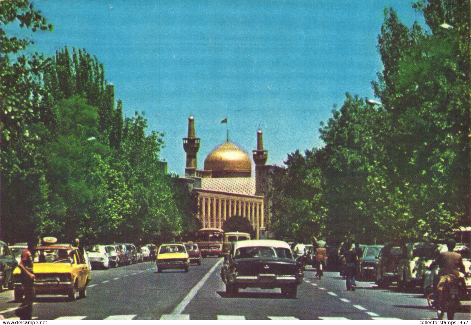 IRAN, MASHHAD, CITY, MOSQUE, CARS - Iran