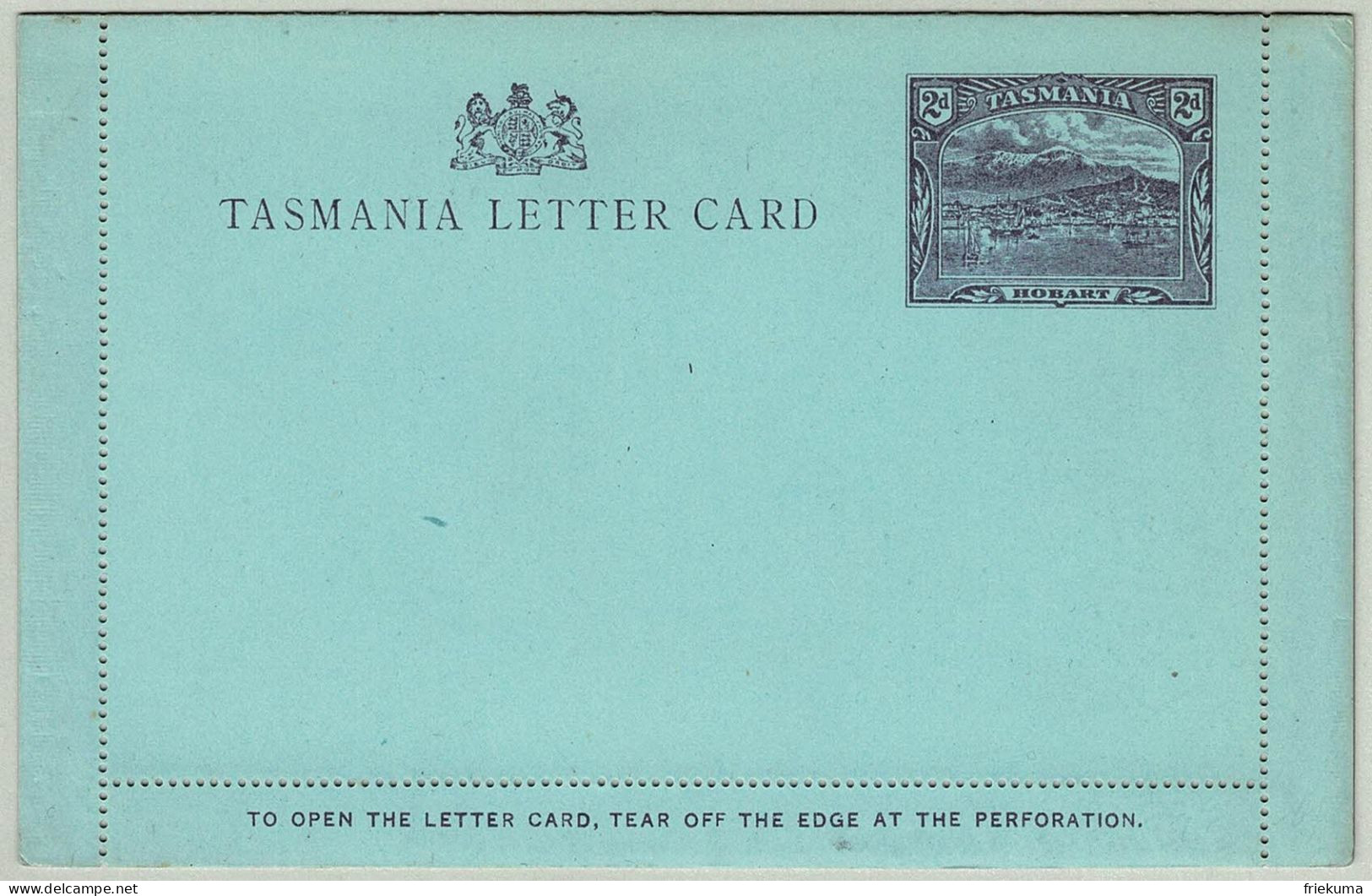 Australia Tasmania, Kartenbrief / Letter Card Vulkan Wellington Hobart, Macquarie Harbour, Leuchtturm / Phare, Volcan - Storia Postale