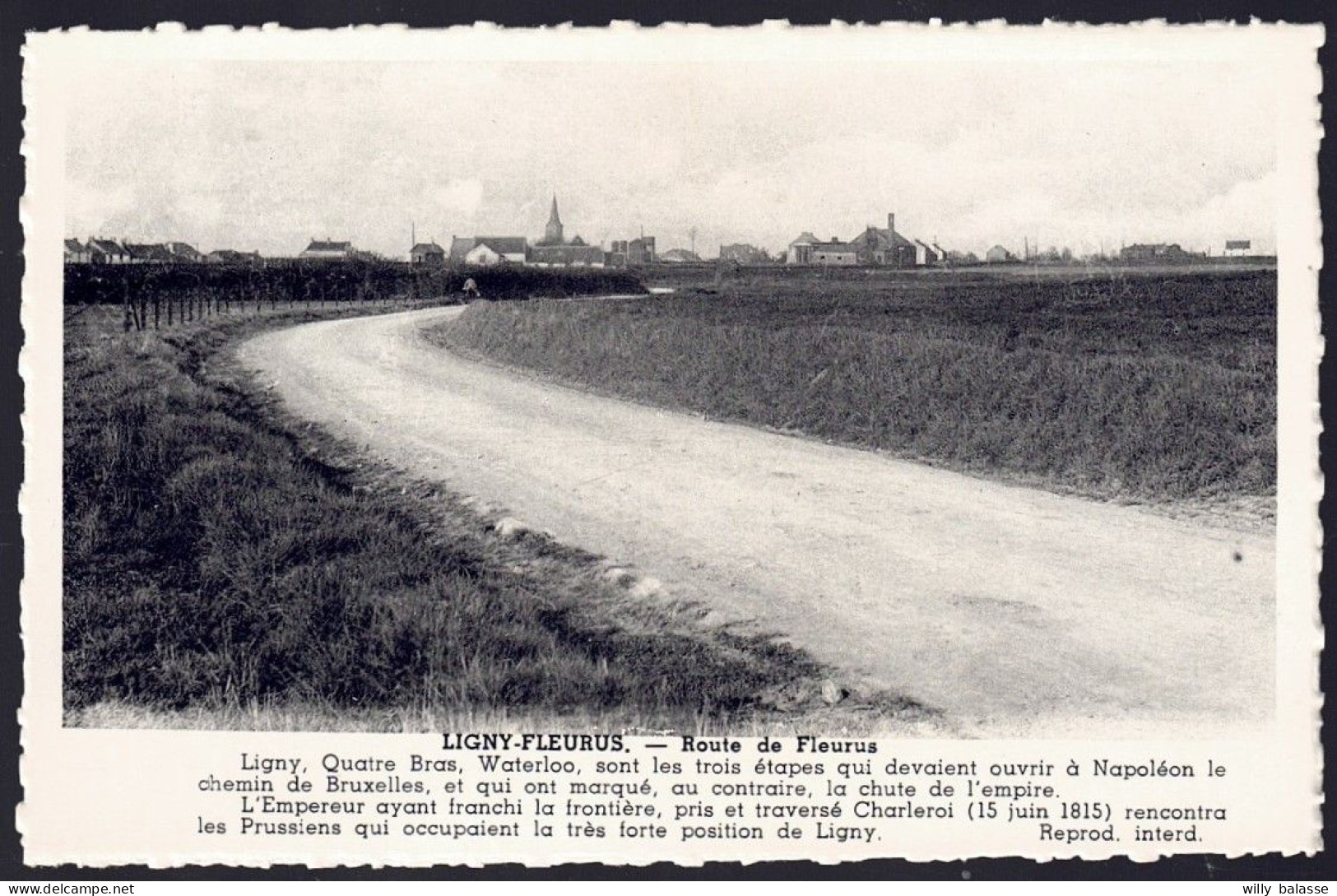 +++ CPSM - LIGNY - FLEURUS - Route De Fleurus // - Fleurus