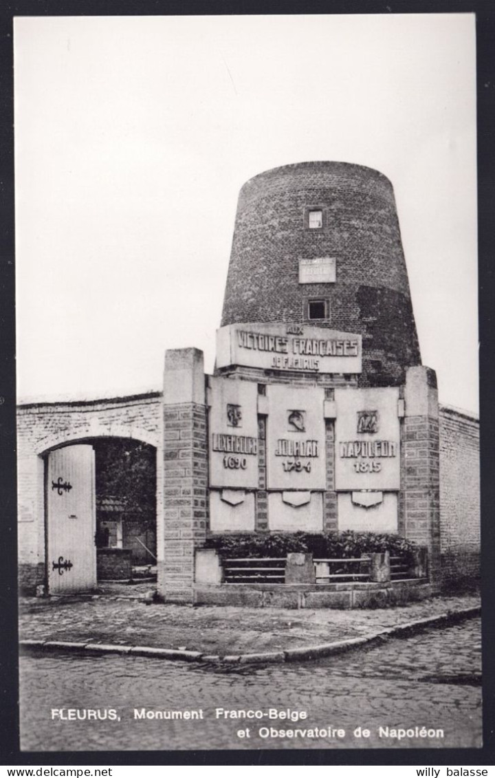 +++ CPSM - FLEURUS - Monument Franco-Belge Et Observatoire Napoléon   // - Fleurus