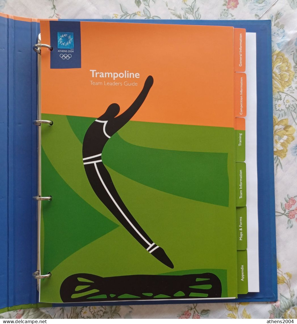 Athens 2004 Olympic Games - Trampoline Book-folder - Books