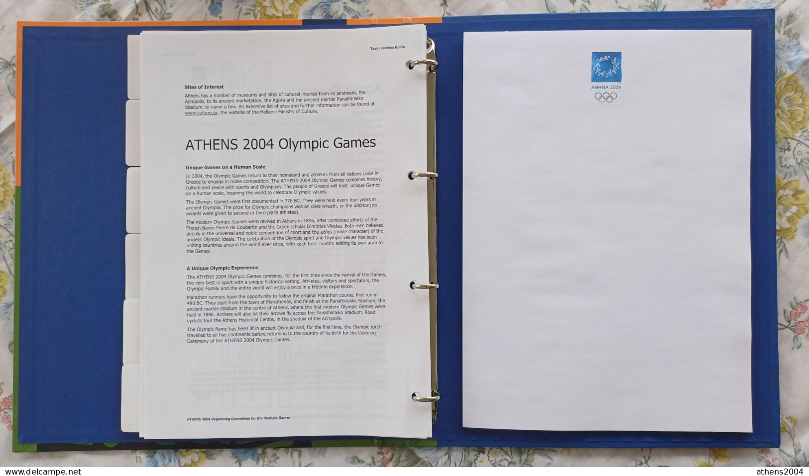 Athens 2004 Olympic Games - Trampoline Book-folder - Books