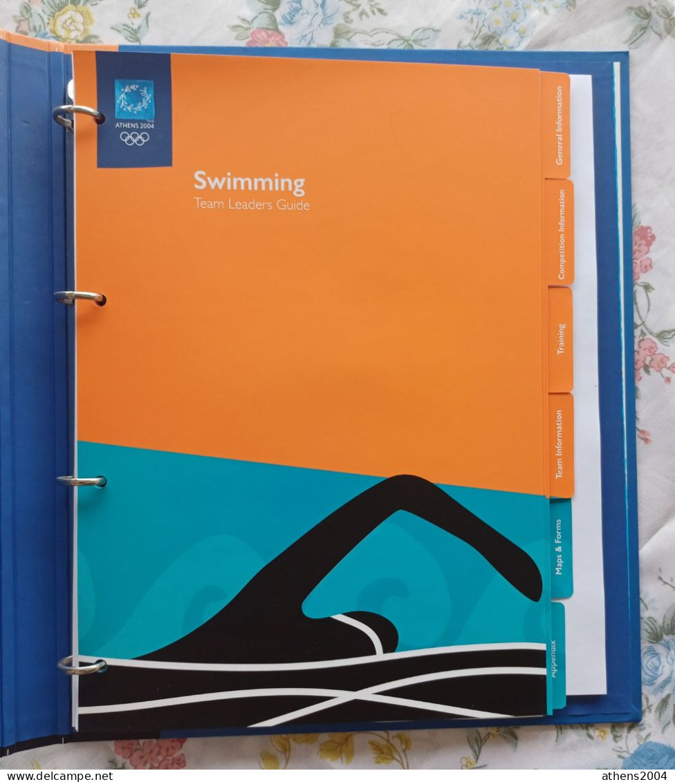 Athens 2004 Olympic Games - Swimming Book-folder - Boeken