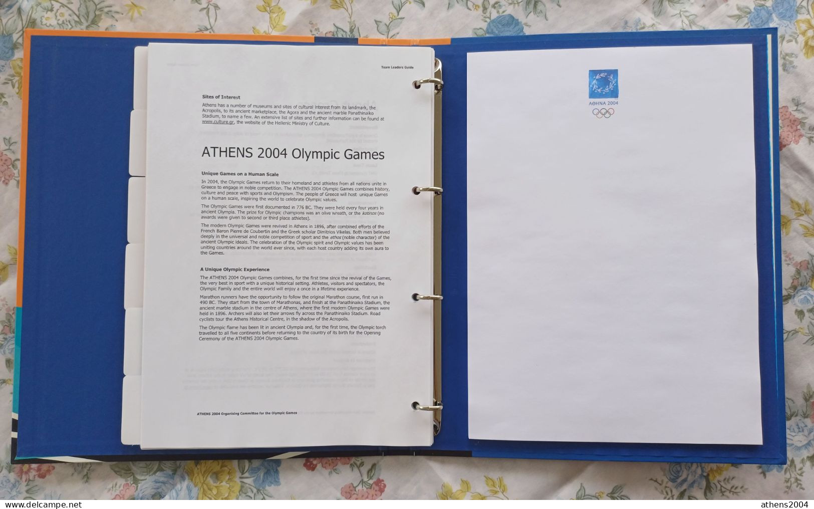 Athens 2004 Olympic Games - Swimming Book-folder - Books