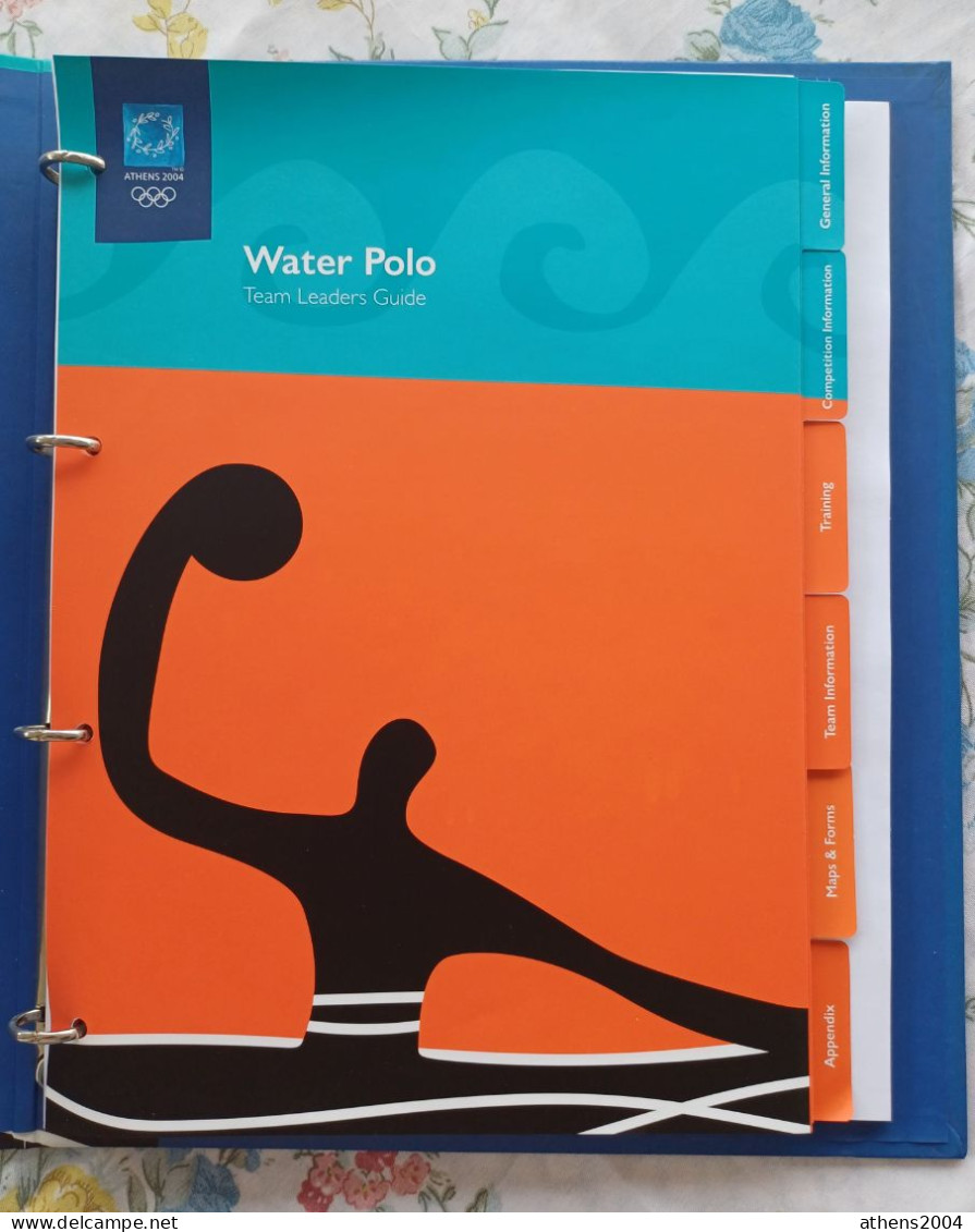 Athens 2004 Olympic Games - Water Polo Book-folder - Libri