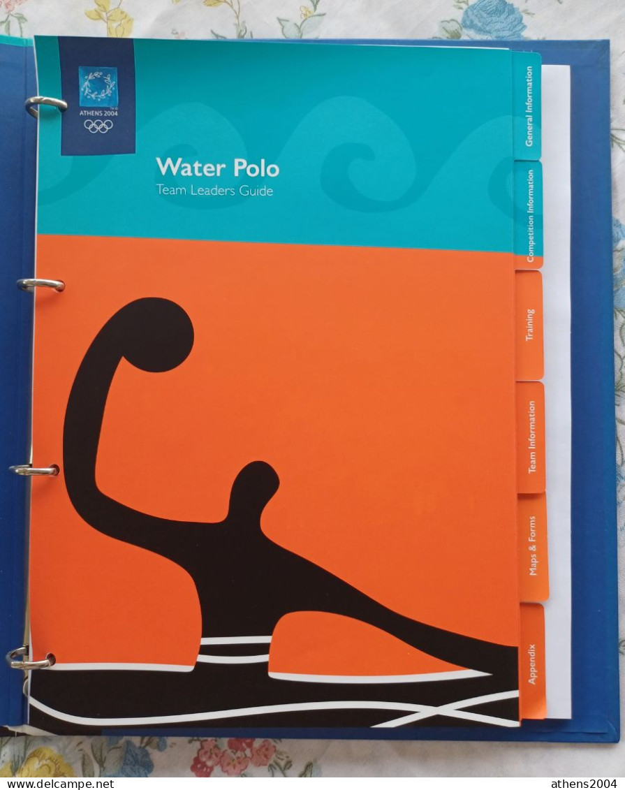 Athens 2004 Olympic Games - Water Polo Book-folder - Livres