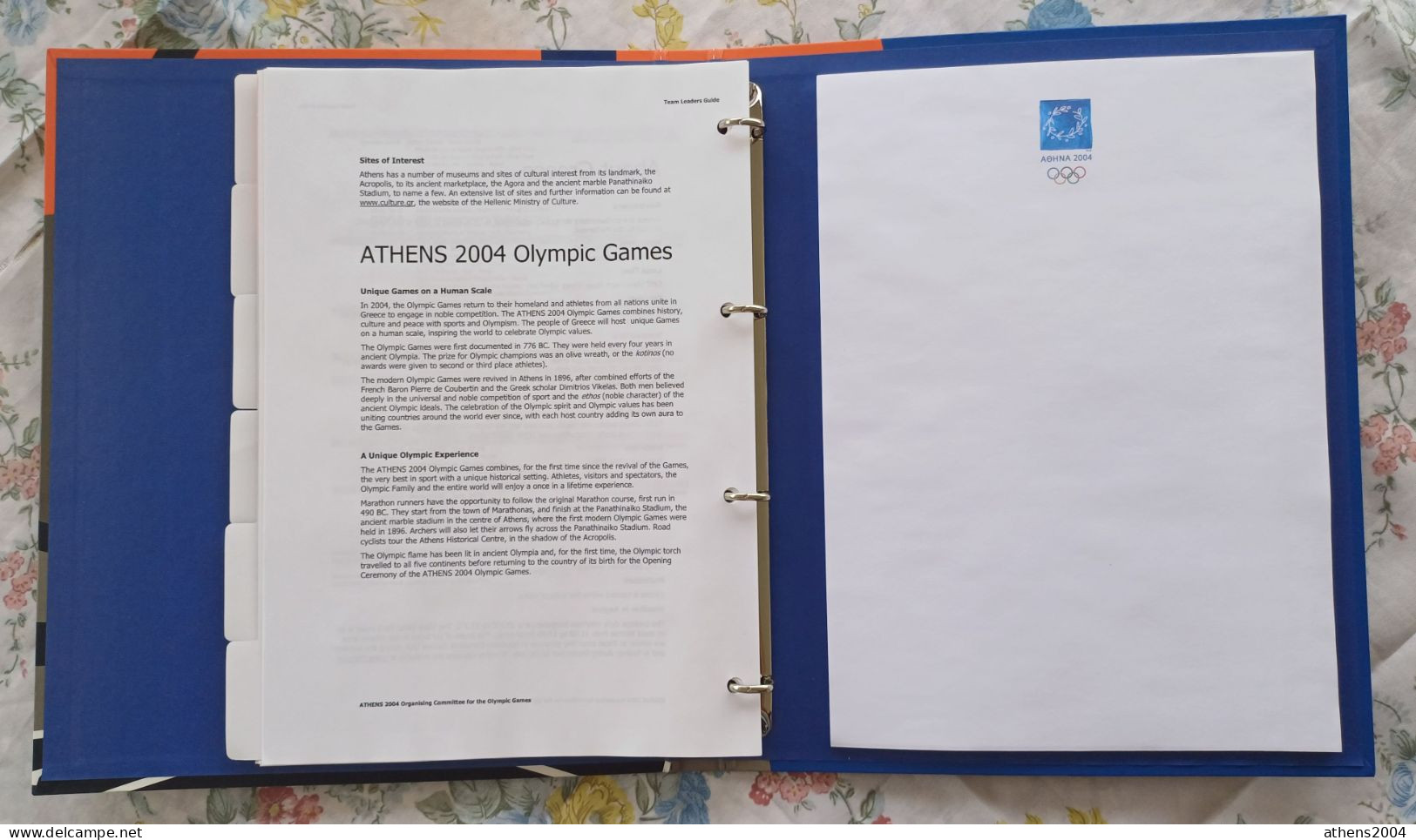 Athens 2004 Olympic Games - Sailing Book-folder - Boeken