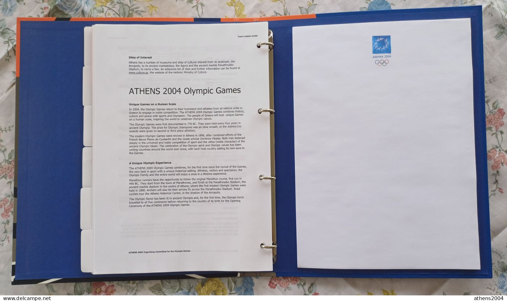 Athens 2004 Olympic Games - Sailing Book-folder - Libros