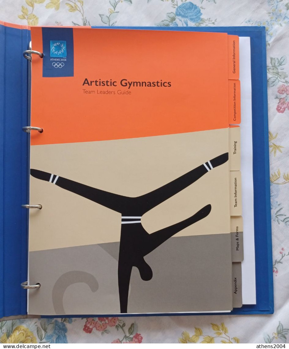 Athens 2004 Olympic Games - Artistic Gymnastics Book-folder - Libros