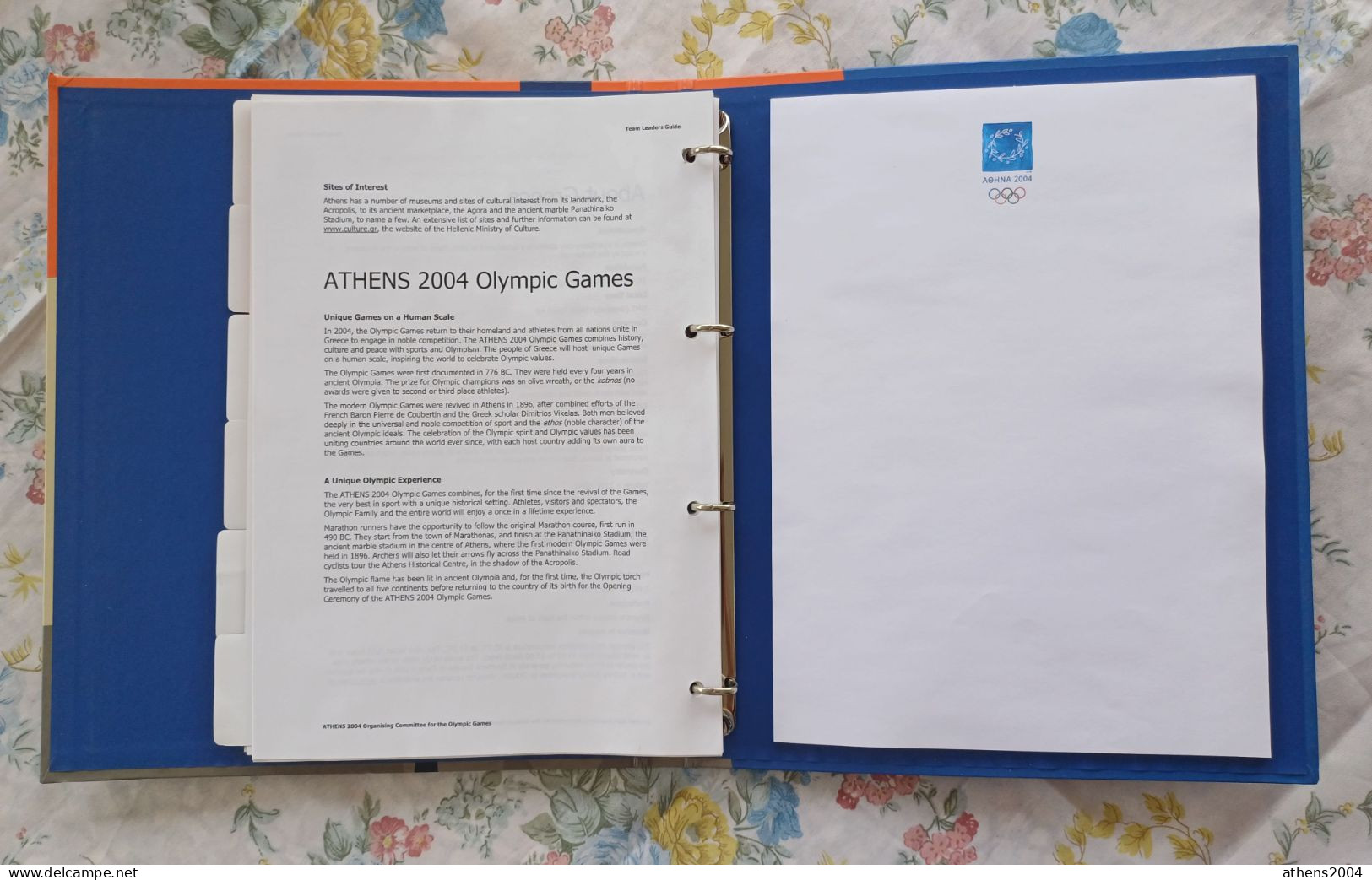 Athens 2004 Olympic Games - Artistic Gymnastics Book-folder - Books
