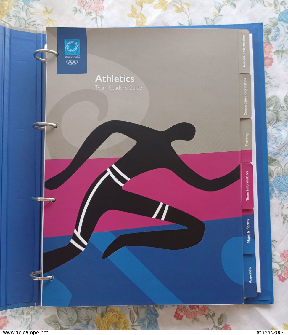 Athens 2004 Olympic Games - Athletics Book-folder - Livres