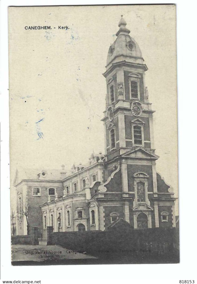 Kanegem  CANEGHEM -  Kerk 1912 - Tielt