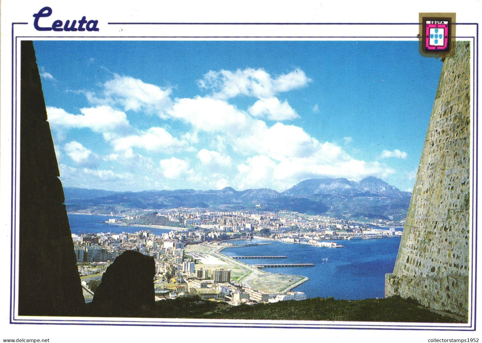 SPAIN, CEUTA, PANORAMA, FROM FORTRESS OF THE MONTE HACHO - Ceuta