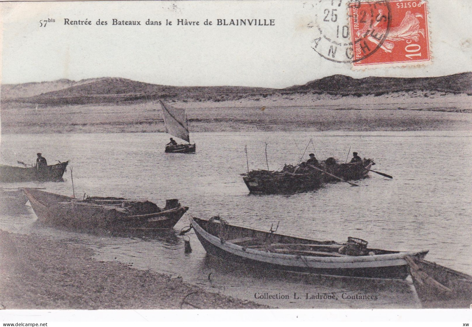 BLAINVILLE-sur-MER -50- Rentrée Des Bateaux Dans Le Hâvre - Animation - A 16719-20 - Blainville Sur Mer