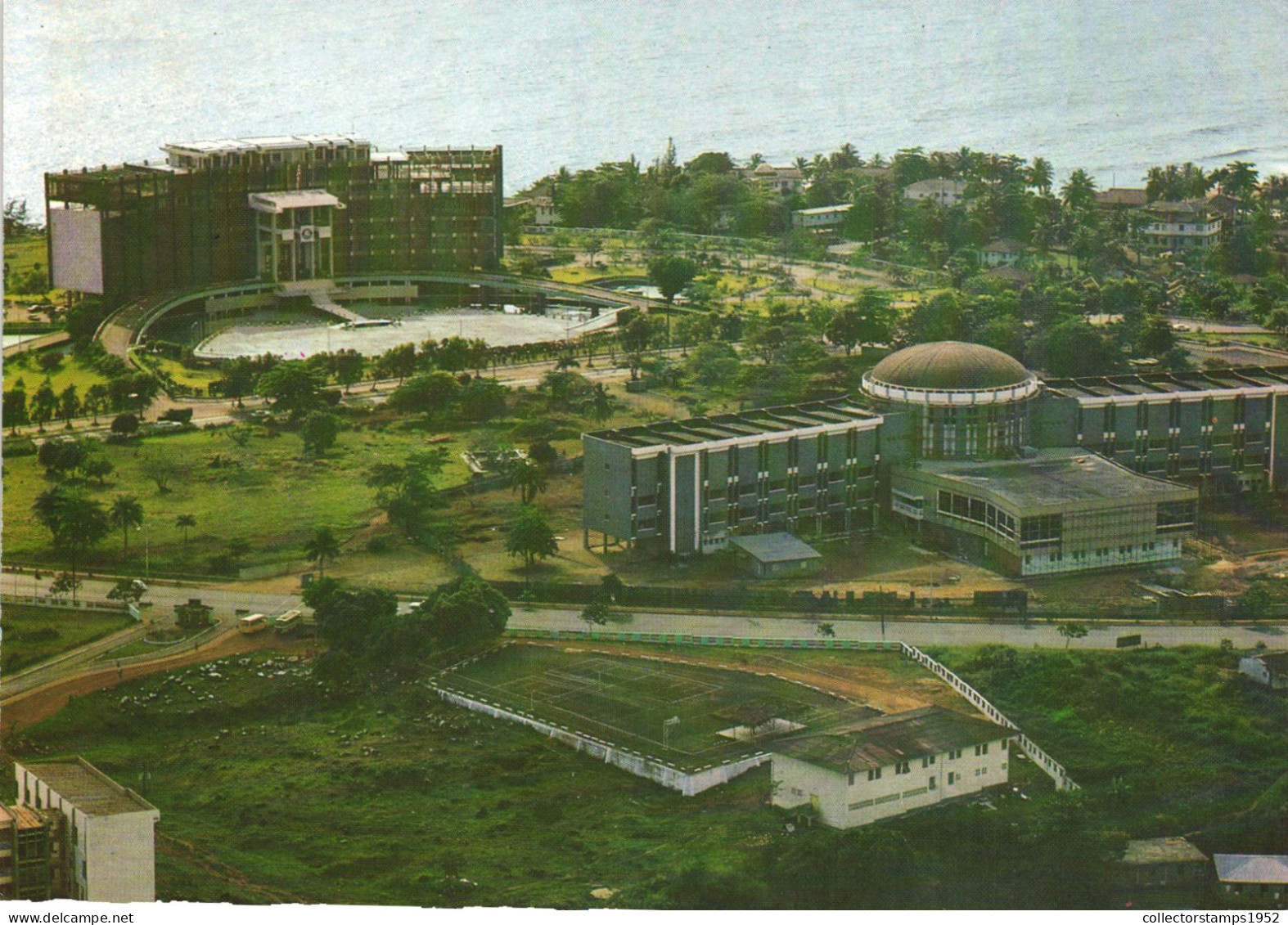 LIBERIA, MONROVIA, EXECUTIVE MANSION, THE CAPITOL BUILDING, PANORAMA - Liberia