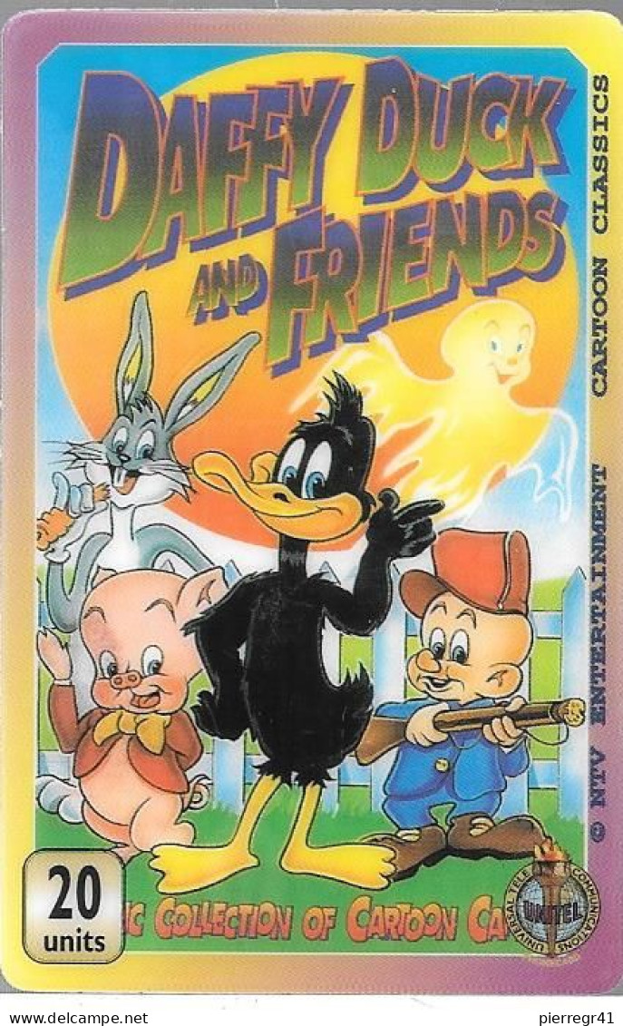 CARTE-PREPAYEE-GB-20U-UNITEL-DAFFY DUCK-TBE/ - BD