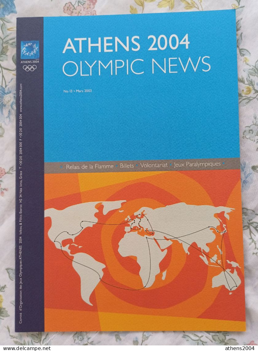 Athens 2004 Olympic Games - ''Olympic News'' Magazine Issue 13, En Language - Libri