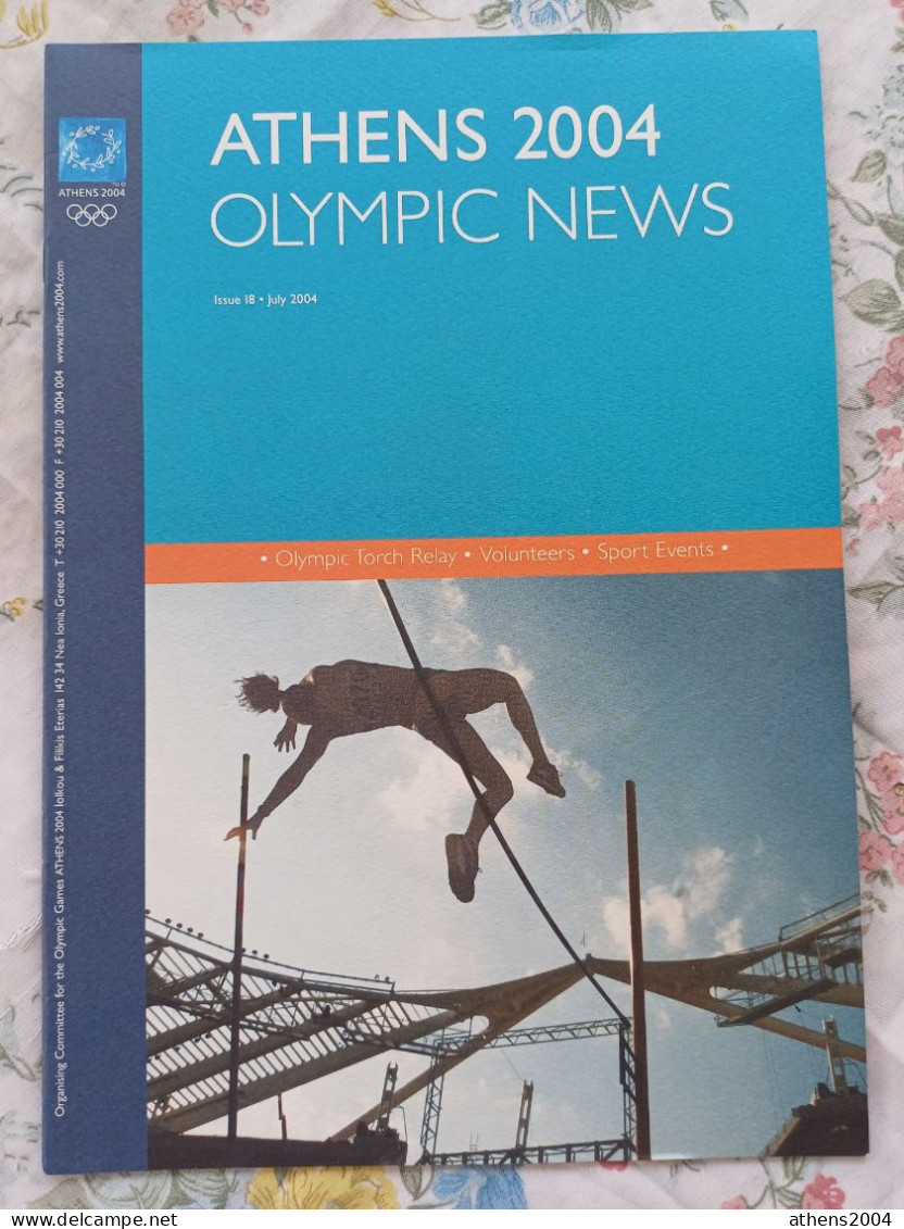 Athens 2004 Olympic Games - ''Olympic News'' Magazine Issue 18, En Language - Libri