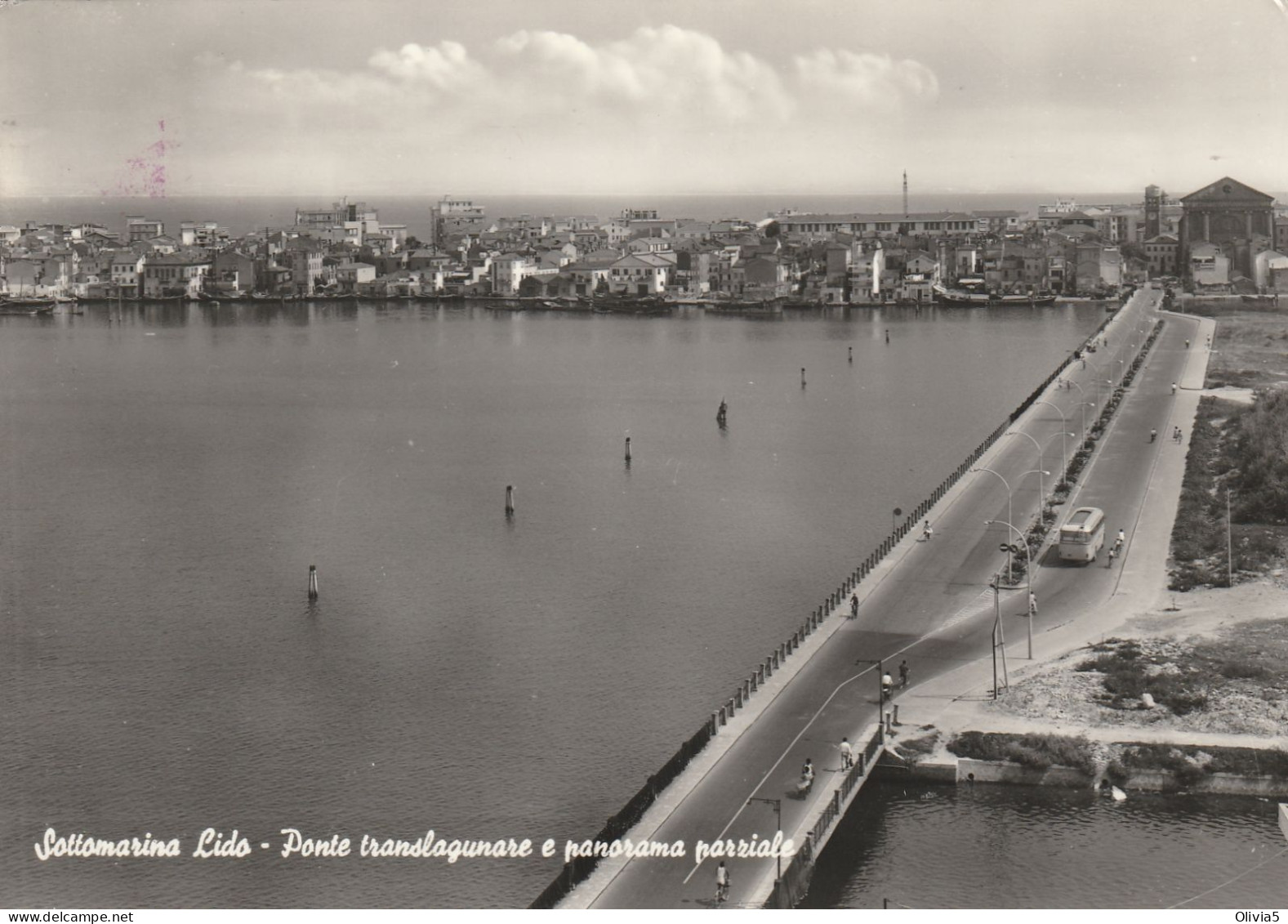 SOTTOMARINA LIDO - PONTE TRANSLAGUNARE E PANORAMA PARZIALE - Chioggia