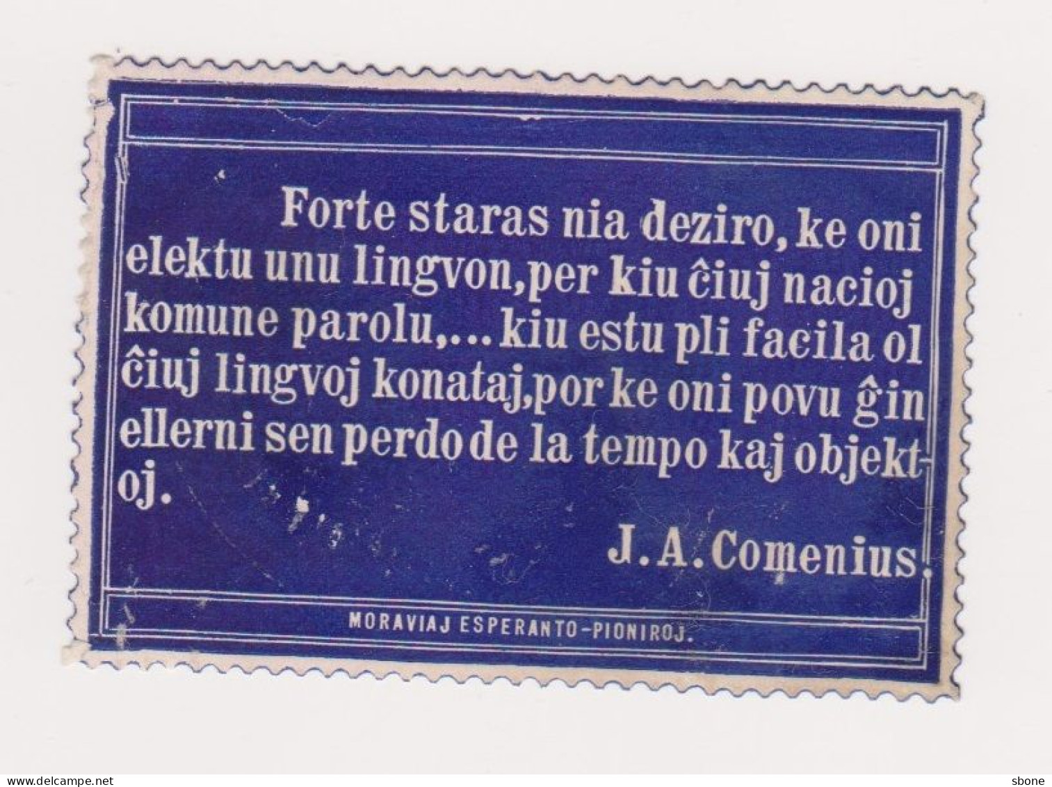 Vignette Esperanto - J. A. Comenius - Esperanto