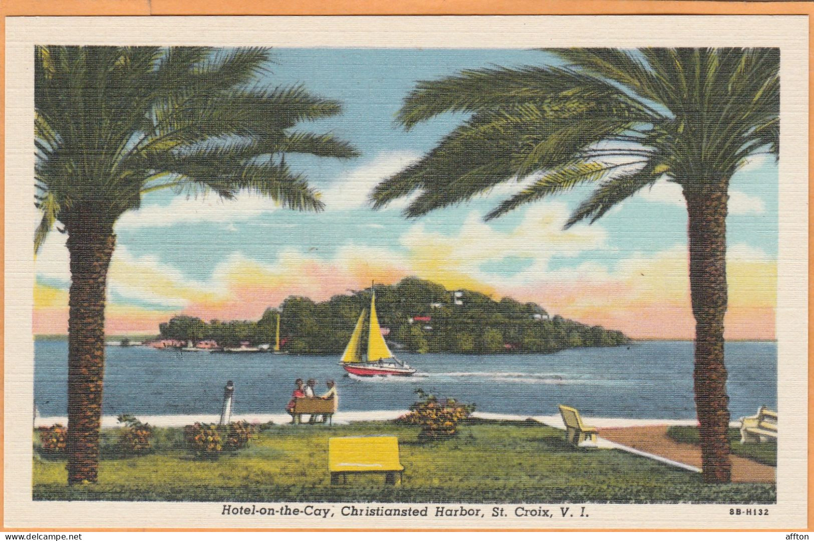 St Croix Virgin Islands Old Postcard - Jungferninseln, Amerik.