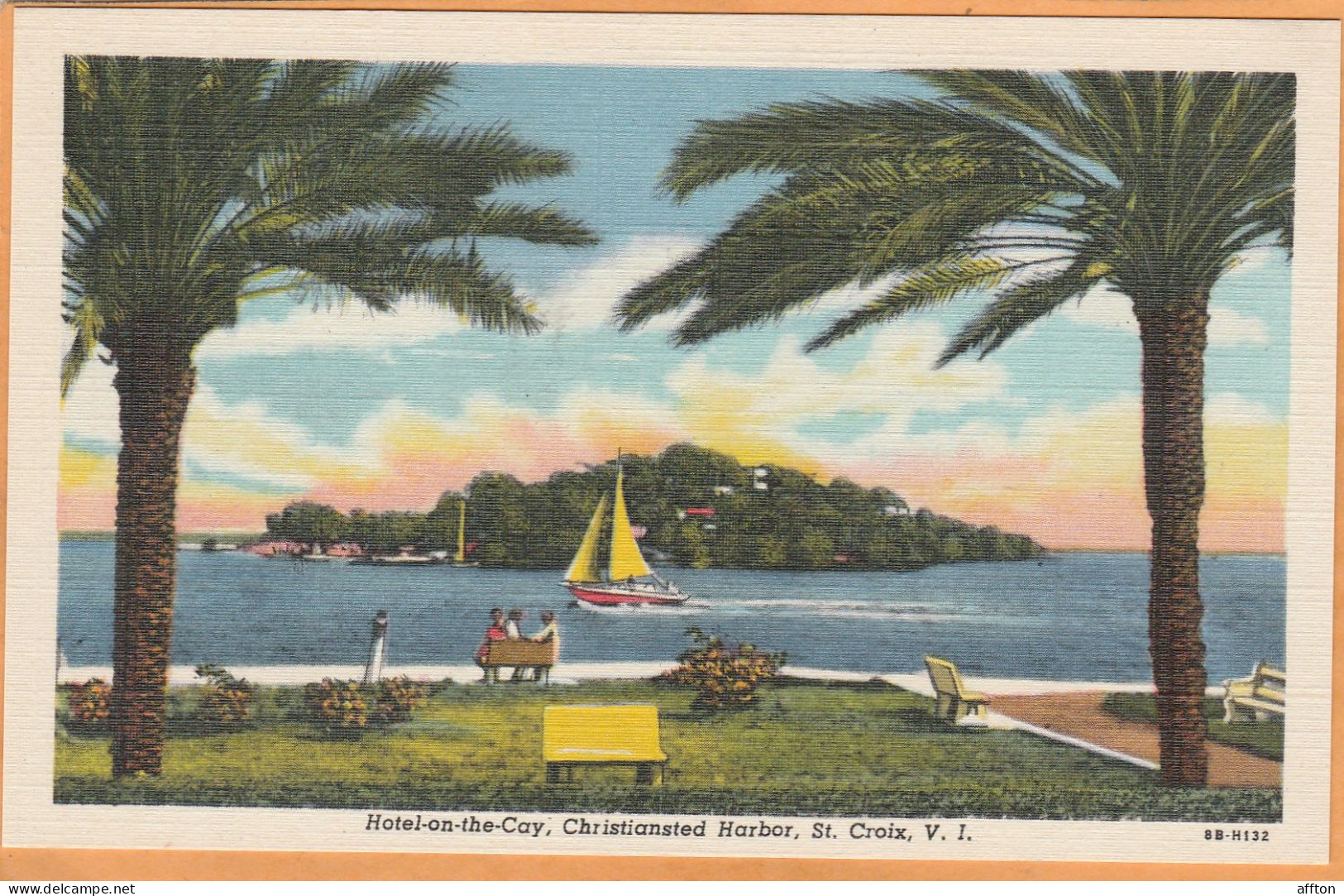 St Croix Virgin Islands Old Postcard - Virgin Islands, US