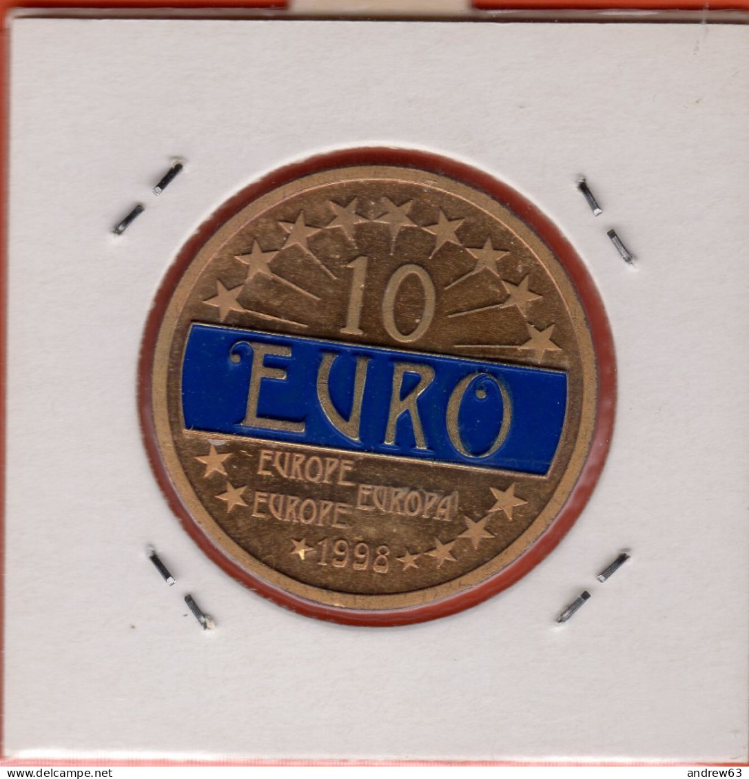 Medaglia Da 10 Euro 1998 Europa - Non Classés