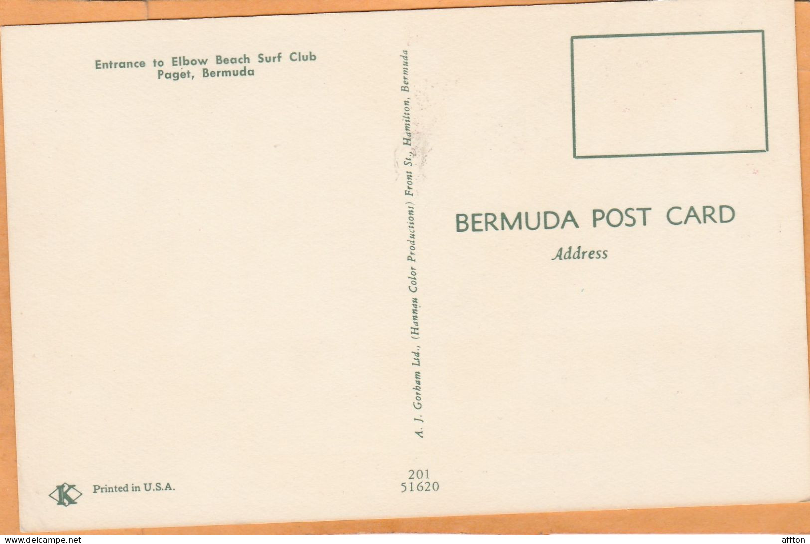Bermuda Old Postcard - Bermuda