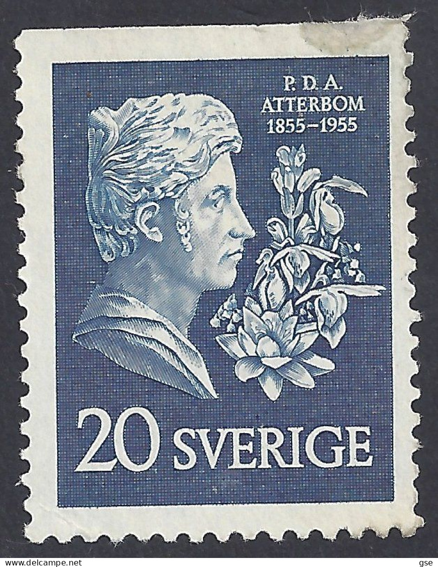 SVEZIA 1955 - Yvert 404** - Atterbom | - Unused Stamps