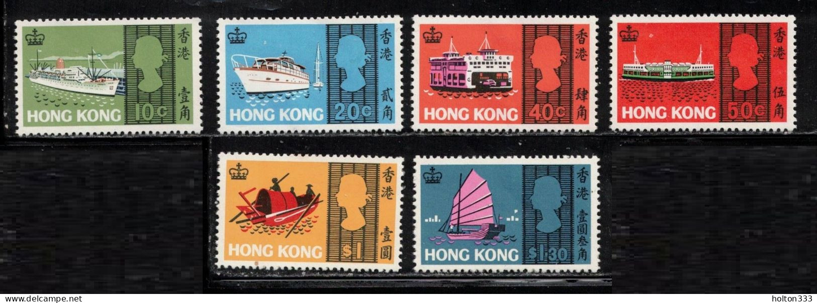 HONG KONG Scott # 239-44 MNH - Seacraft - Ongebruikt